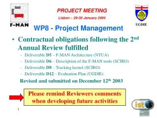 WP8 - Project Management