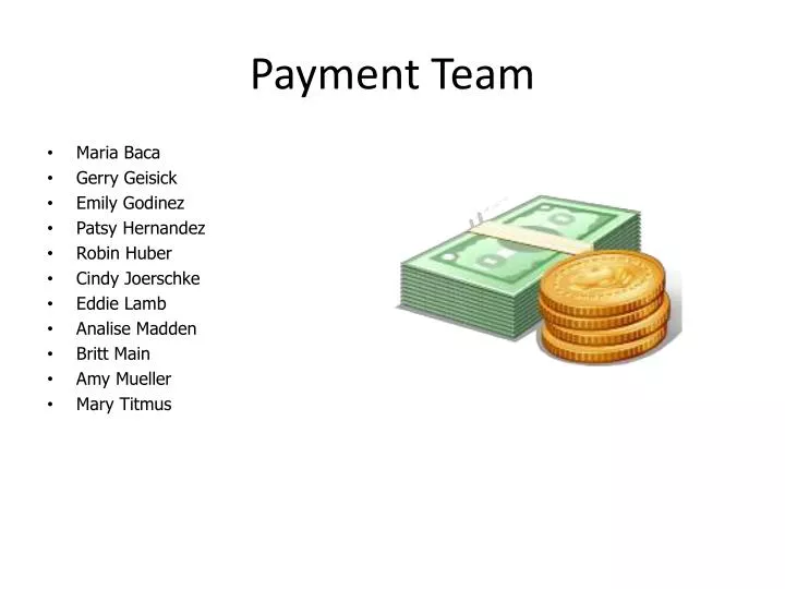 payment team