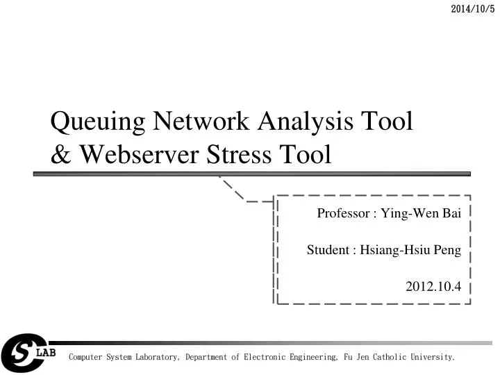queuing network analysis tool webserver stress tool