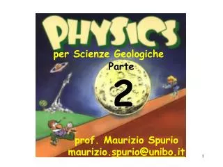 per scienze geologiche