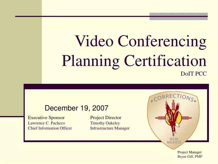video conferencing planning certification doit pcc