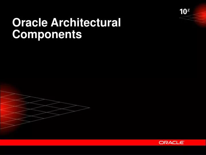 oracle architectural components