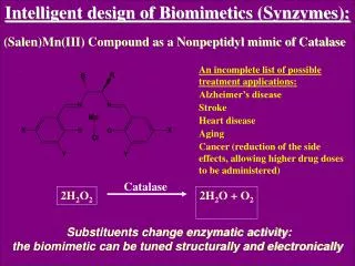 (Salen)Mn(III) Compound as a Nonpeptidyl mimic of Catalase