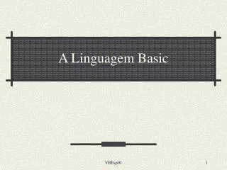 a linguagem basic