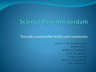 Science Park Amsterdam