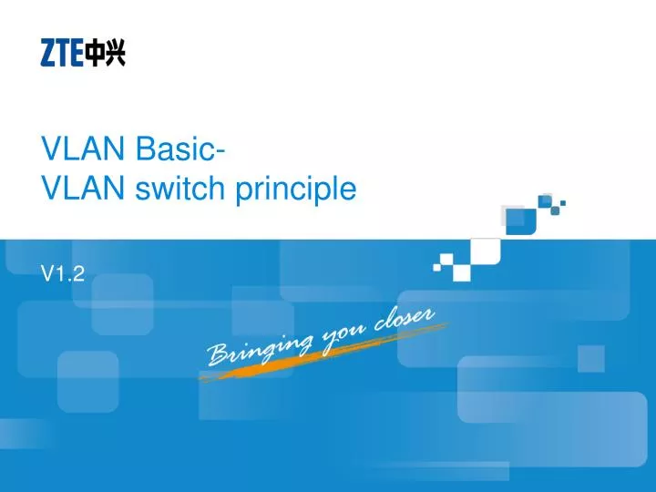 vlan basic vlan switch principle
