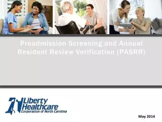 Preadmission Screening and Annual Resident Review Verification (PASRR)