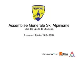 assembl e g n rale ski alpinisme club des sports de chamonix