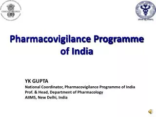Pharmacovigilance Programme of India