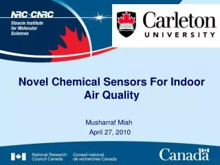 Novel Chemical Sensors For Indoor Air Quality