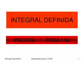 integral definida