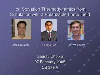 Ion Solvation Thermodynamics from Simulation with a Polarizable Force Field