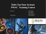 Delta Tau Data Systems PMAC Training Course - slide 1