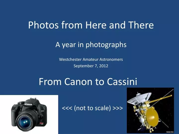 from canon to cassini