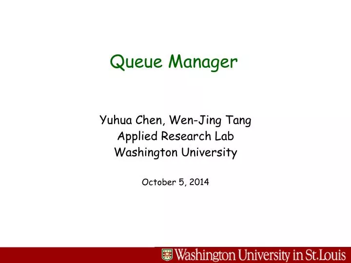 queue manager