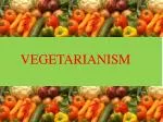 VEGETARIANISM - slide 1