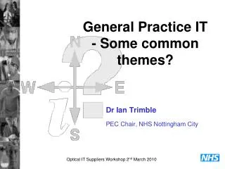General Practice IT - Some common themes?