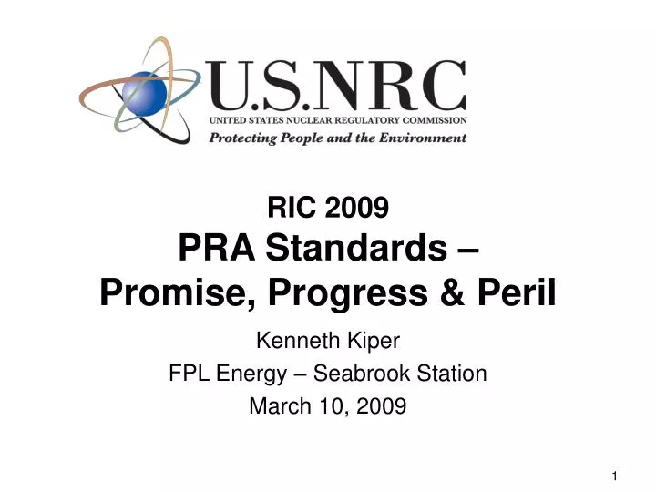 ric 2009 pra standards promise progress peril