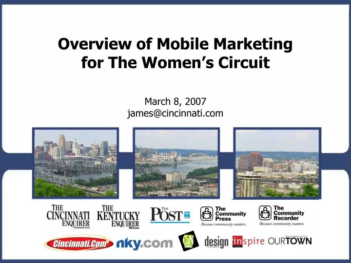 overview of mobile marketing for the women s circuit