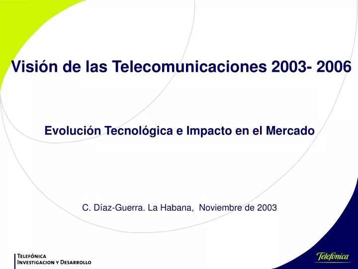 visi n de las telecomunicaciones 2003 2006