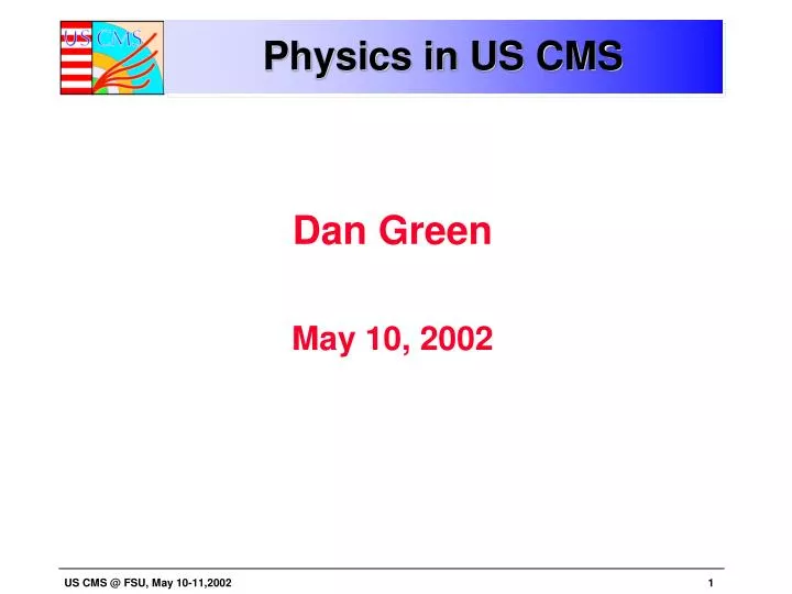 physics in us cms