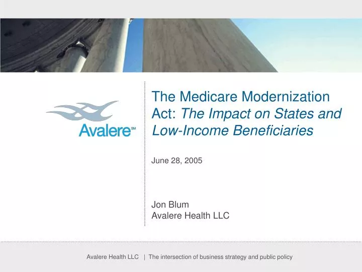 the medicare modernization act the impact on states and low income beneficiaries june 28 2005