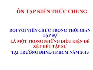 n t p ki n th c chung