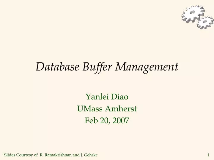database buffer management