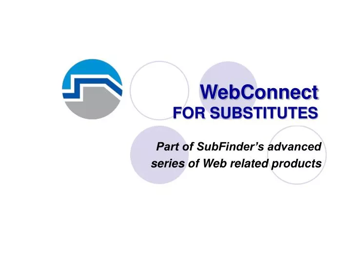 webconnect for substitutes
