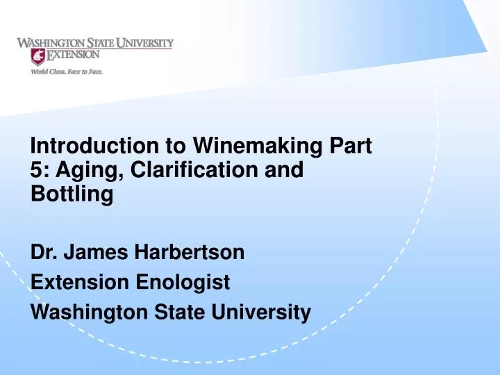 introduction to winemaking part 5 aging clarification and bottling