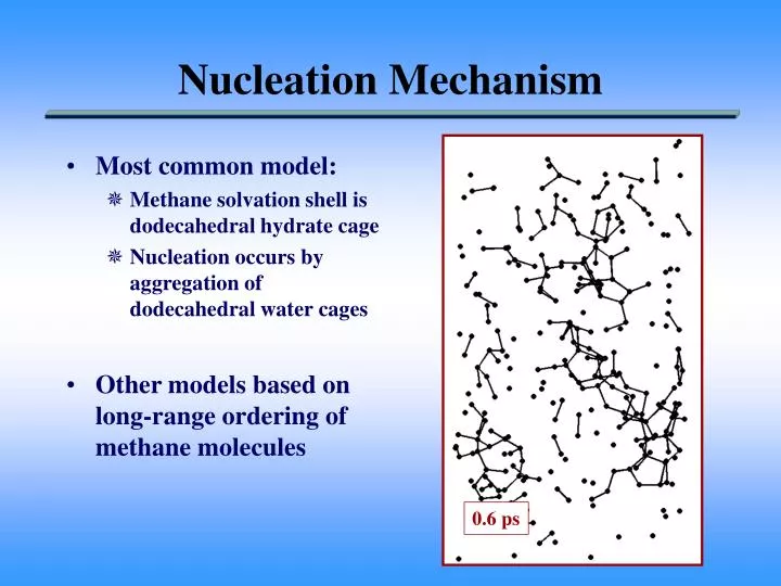 nucleation mechanism