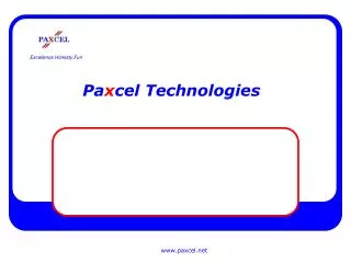 Pa x cel Technologies