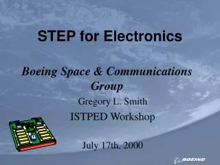 STEP for Electronics