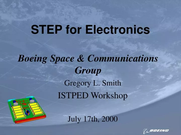 step for electronics