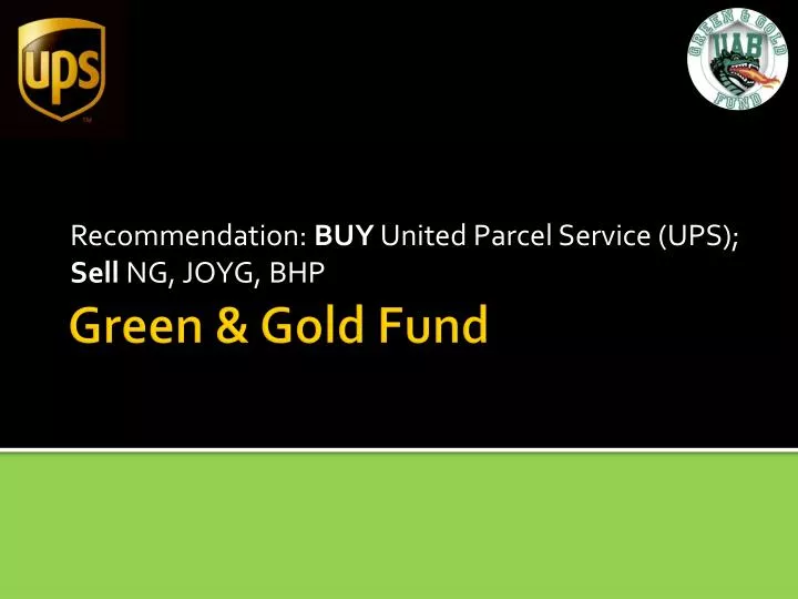 recommendation buy united parcel service ups sell ng joyg bhp