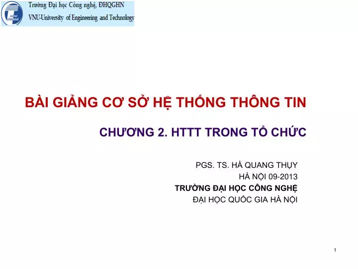 b i gi ng c s h th ng th ng tin ch ng 2 httt trong t ch c