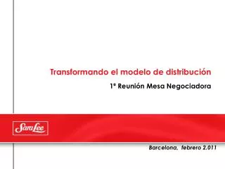 transformando el modelo de distribuci n 1 reuni n mesa negociadora