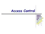 Access Control - slide 1