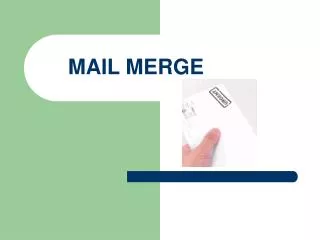 mail merge
