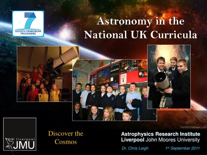 astronomy in the national uk curricula