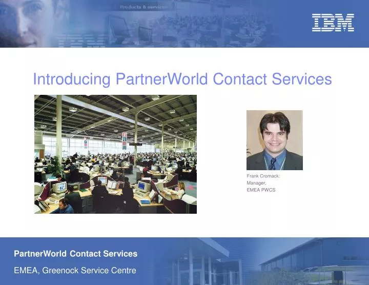 introducing partnerworld contact services