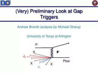 (Very) Preliminary Look at Gap Triggers