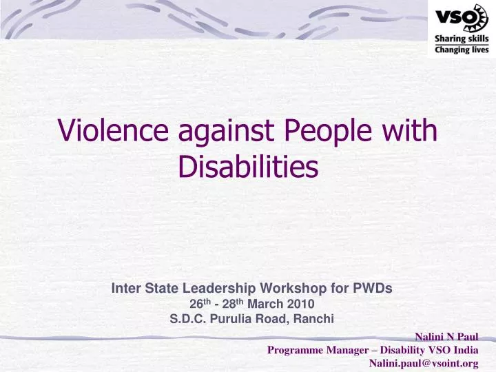 violence against people with disabilities
