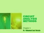 CIRCUIT ANALYSIS METHODS - slide 1