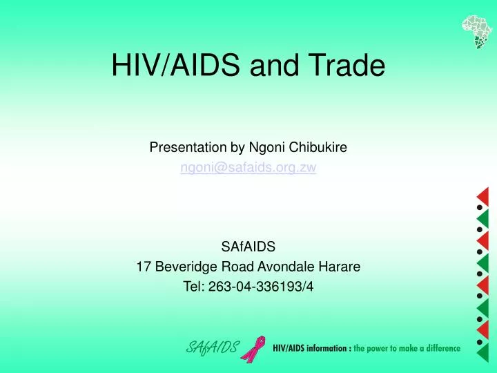 hiv aids and trade