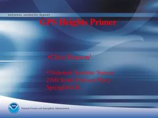 GPS Heights Primer