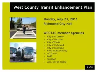 West County Transit Enhancement Plan