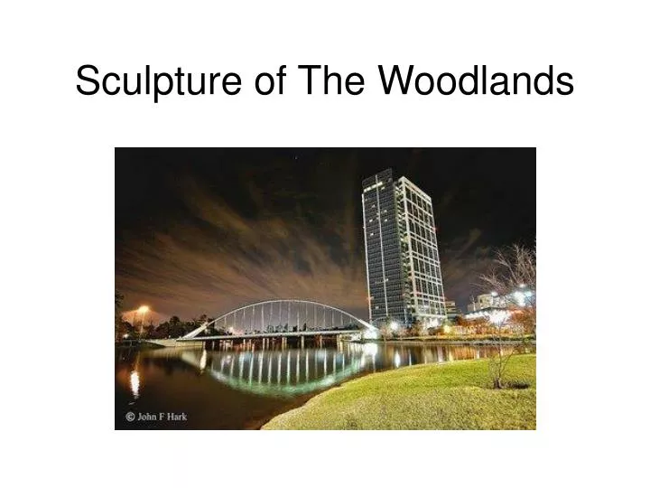 sculpture of the woodlands