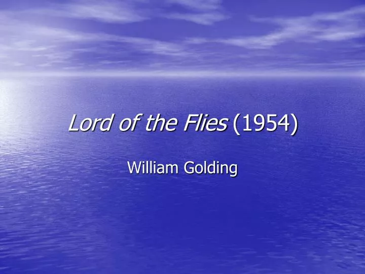 lord of the flies 1954