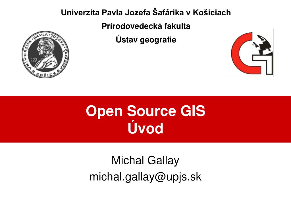 PPT - Open Source GIS Úvod PowerPoint Presentation, free download - ID ...